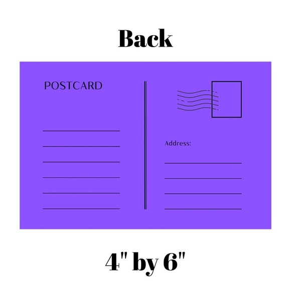 Set of 10 Thank You Postcard - Picture 2 of 4